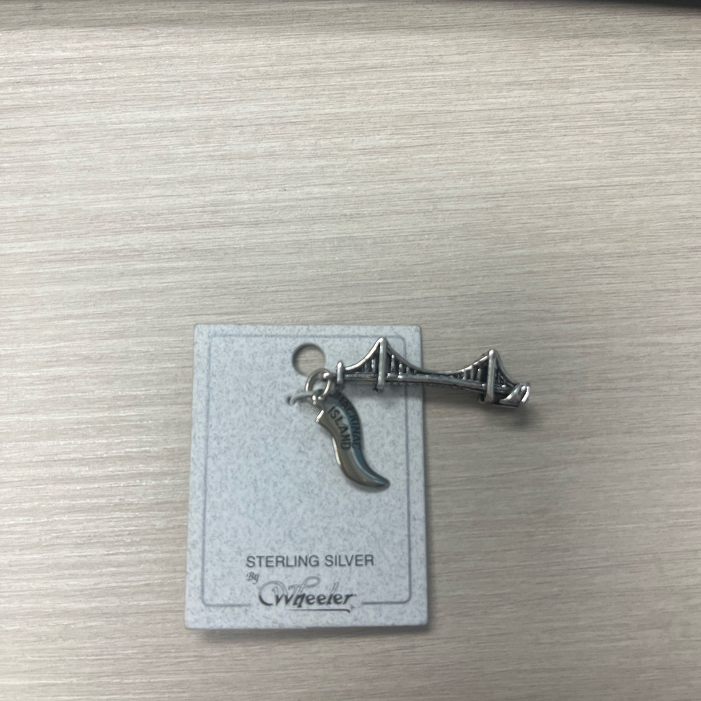 Mackinac Island Charm Bracelet Charm—Sterling Silver